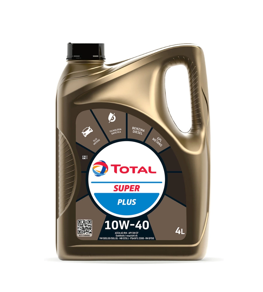 OLIO MOTORE "TOTAL SUPER PLUS 10W40" 4 LITRI